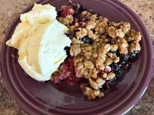 Blueberry crisp