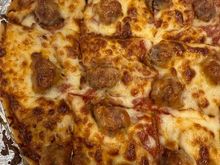 Thin crust. 
