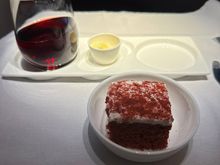 The cake was tiny but nice enough. Didn’t bother with breakfast. 