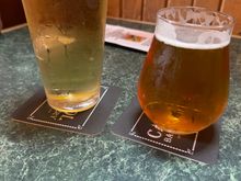 Sandia Black Cherry cider, Elevation IPA