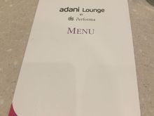 BOM Adani West F menu page 1