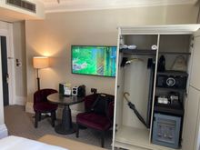 Looking back to the entrance