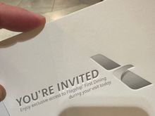 Invitation card. 