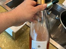 Pink Champagne in the First Lounge today!