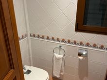 The en suite toilet.