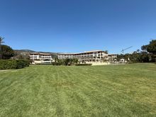 The view from the southern edge of the property