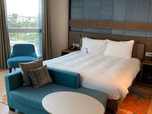 Hard to take pictures of the "suite." This is the bedroom and living room, I guess.