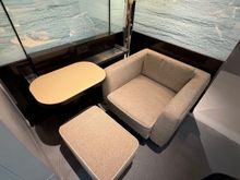Prestige Lounge East relax area (chairs with ottoman)
