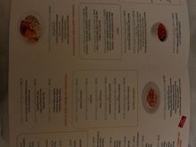 Room service menu