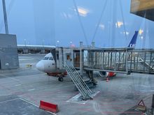 not the advertised A320neo, but I doubt any other pax  might have noticed