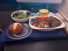 United Polaris Dinner DEN-LHR