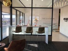 Shared entrance via a common 2nd floor landing area (you check in on the ground floor). 