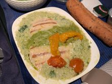 chicken pesto quinoa (served hot)