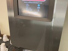 The coffee machine had an ad running on it - does that bother anyone else?