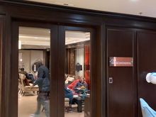 Club Intercontinntal lounge is located on the RC level next to the escalators connecting the lower and upper lobby