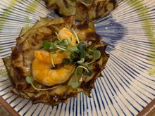 grilled jumbo artichoke hearts with shrimp