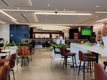 In front of the dining area