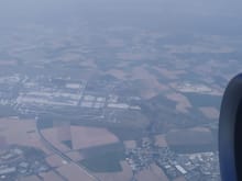 Overflying Charles de Gaulle airport CDG at Paris