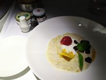 Breakfast, beginning with Arabian muesli with honey 