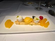 Floating Island with Mandarin Sponge 