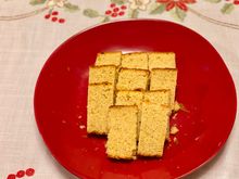 Home baked Peranakan sugee cake by neighbour 