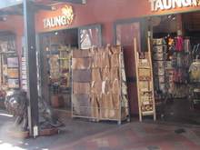 One of the stores selling curios