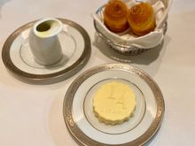 Some of the breads with French butter & jus