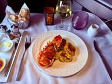 Already sauced lobster that was delicious and the bisque sauce had such a rich flavor to it