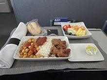 American Airlines Asian Vegetarian Breakfast MCO-PHX