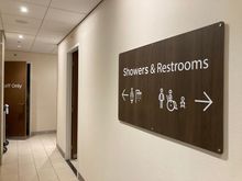 Main toilet block and shower rooms