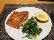 Ordered the bass and was told it would be salmon - I don't discriminate when it comes to fish, and this salmon was seasoned well and cooked perfectly. 
