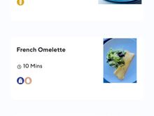 Breakfast menu 