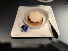 This crew clearly read the instructions on heating the tart before serving and even threw a scoop of ice cream on top. Yes, I consumed two of these pecan tarts in one day and would do it again!
