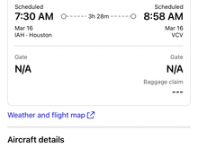 Ship 1101, the first B789L leaves IAH for VCV on Monday.