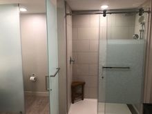 bathroom and shower