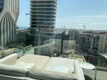 The same balcony as we saw before, can be accessed from the bedroom