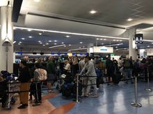 The Queue at 07:32 for Normal Check in