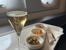 Predeparture nibbles. 