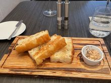 Focaccia bread; skippable.