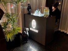 welcome bar at check-in