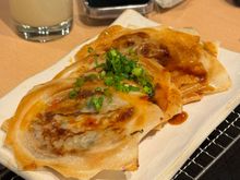 "Flat gyozas"... just incredible