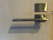 How sad a photo of a door handle but it is beautifully made 