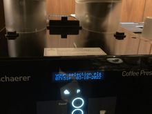 Illy bean to cup machine : this machine is specially set up for your to go / take away coffees on the move