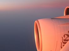 EK150 just before landing in DXB...