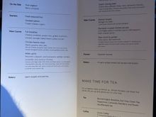 BA118 Club menu Sep 25