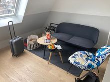 Entering the room is to the right the living