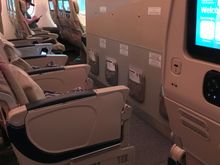 More shots of empty seats. The cabin I was in had at least 3 seats for every person!