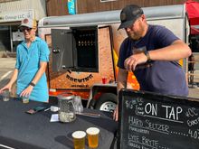 Square State Brewing Co tap cart