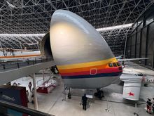 Super Guppy with door in the open position. Such a funny plane.