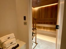Private sauna in the room!